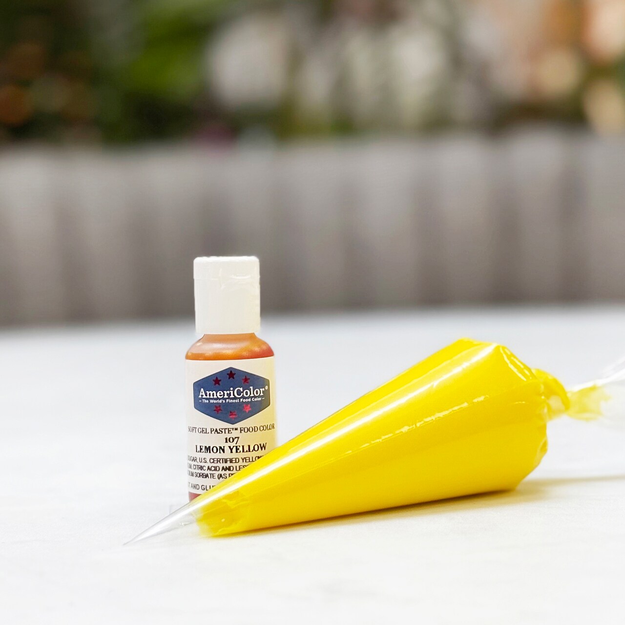 AmeriColor, Lemon Yellow, .75 Ounce, Soft Gel Paste Food Color